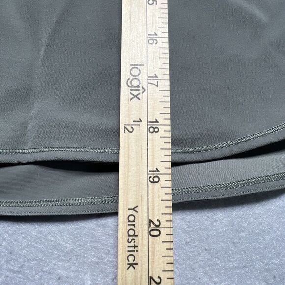 Lululemon Grey Sage On the Fly Skirt Woven Travel Drawstring Women’s Size: 4 - Picture 11 of 13